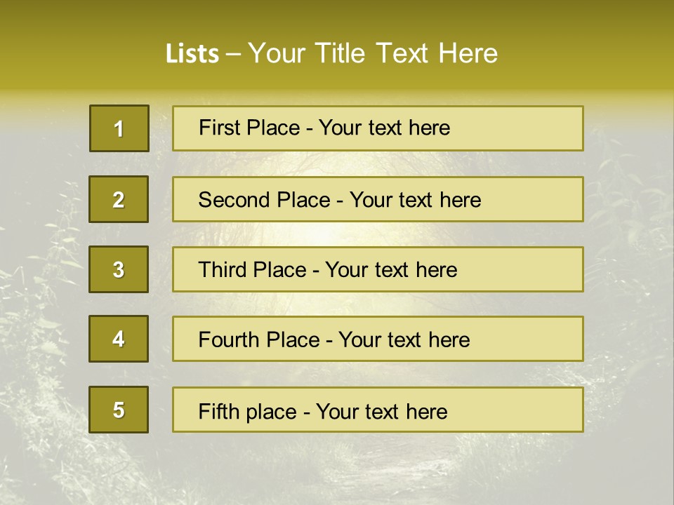 Nightmare Green Flower PowerPoint Template