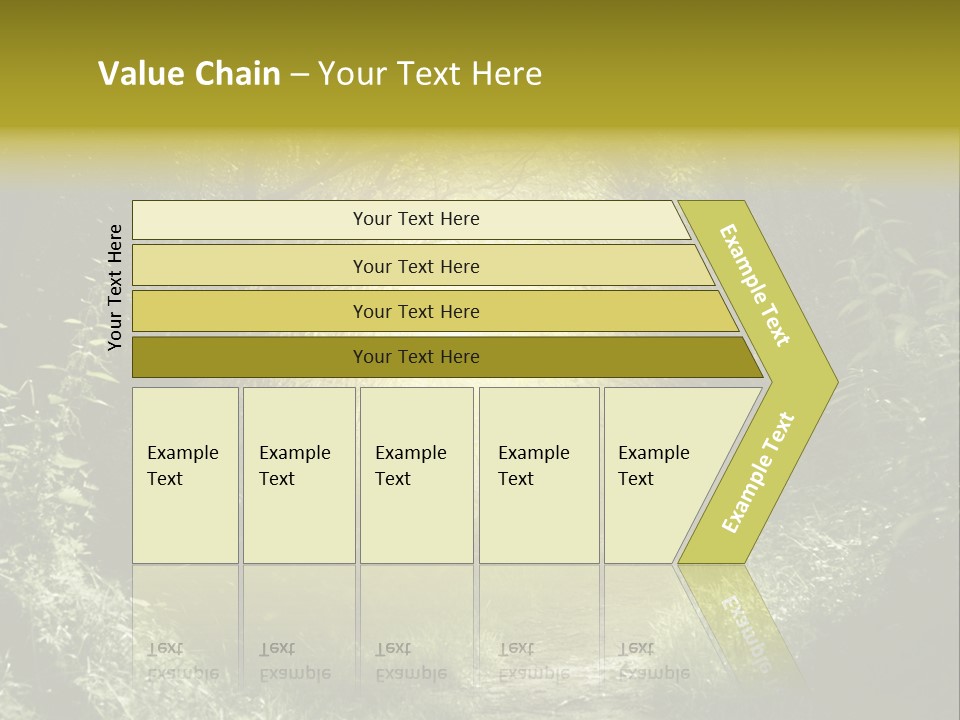 Nightmare Green Flower PowerPoint Template