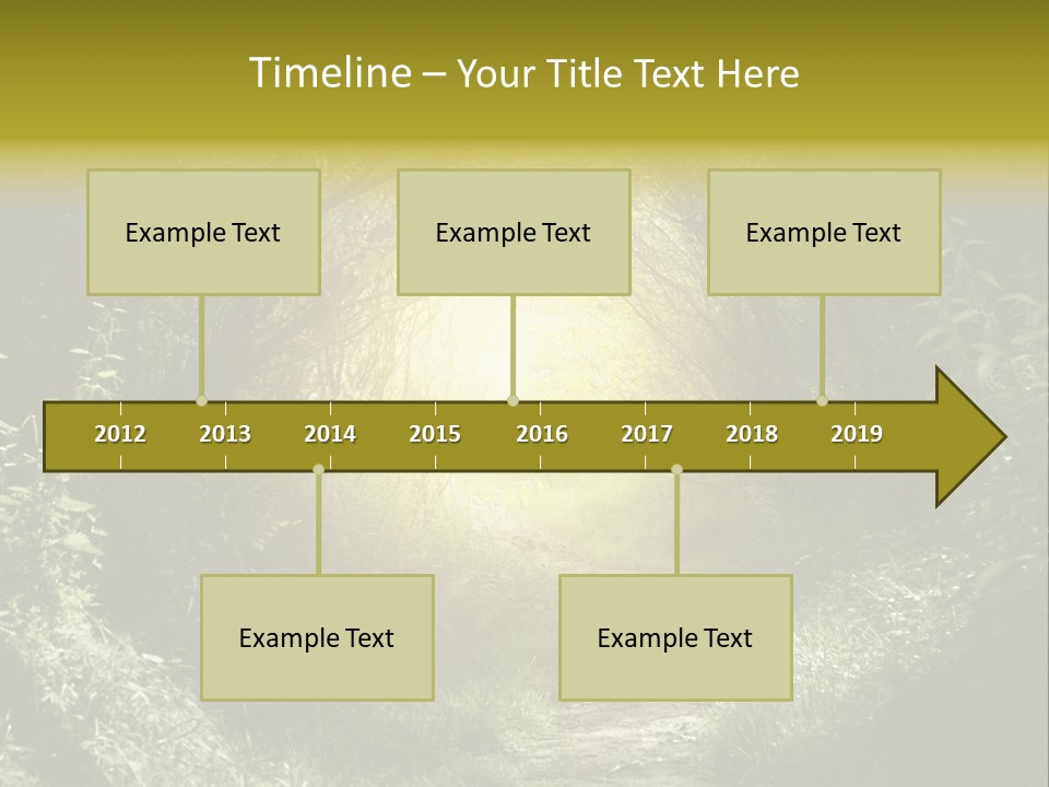 Nightmare Green Flower PowerPoint Template