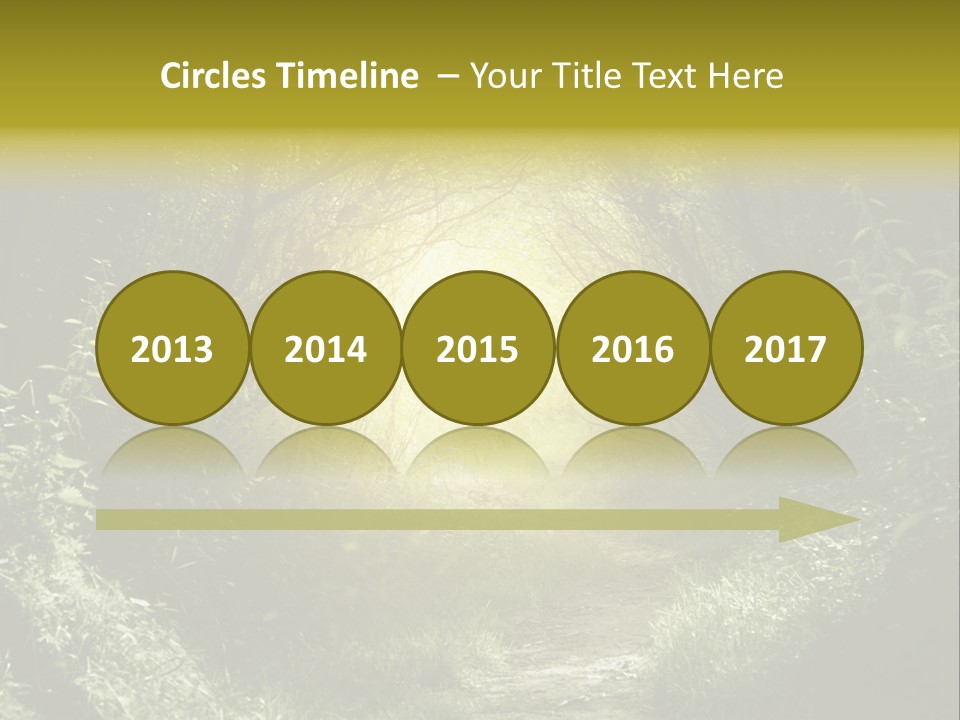 Nightmare Green Flower PowerPoint Template