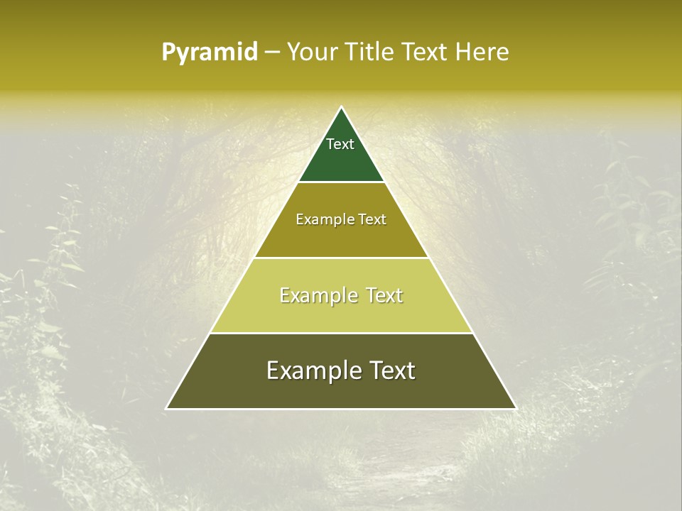 Nightmare Green Flower PowerPoint Template