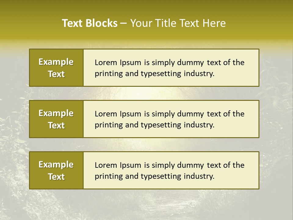 Nightmare Green Flower PowerPoint Template