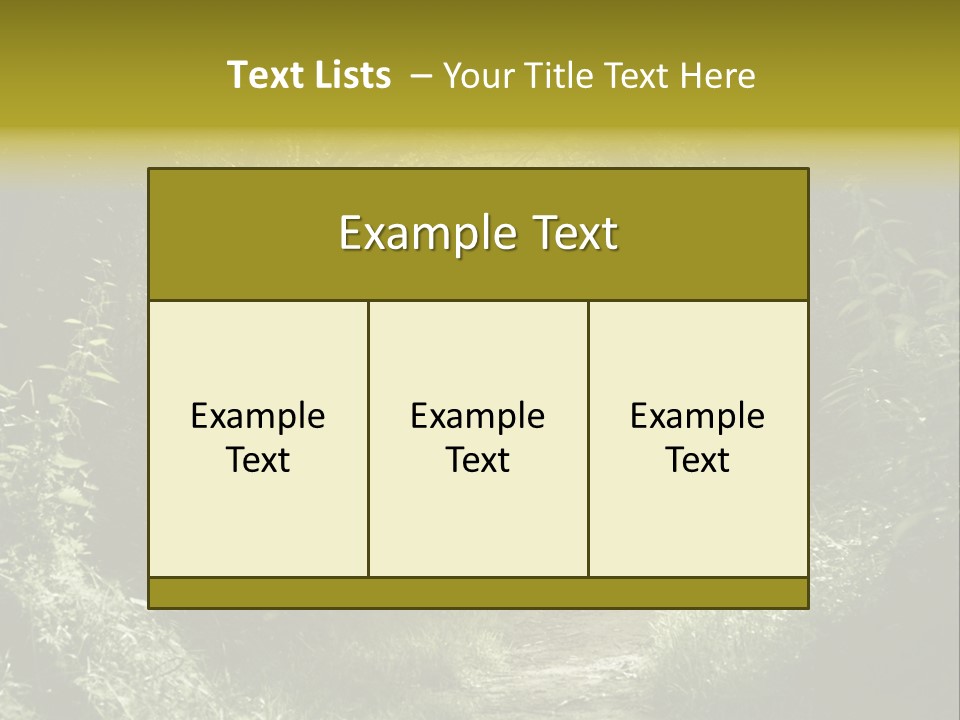 Nightmare Green Flower PowerPoint Template