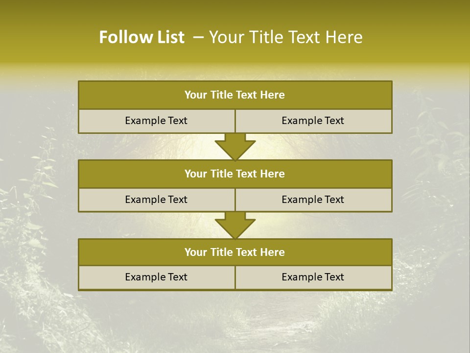 Nightmare Green Flower PowerPoint Template