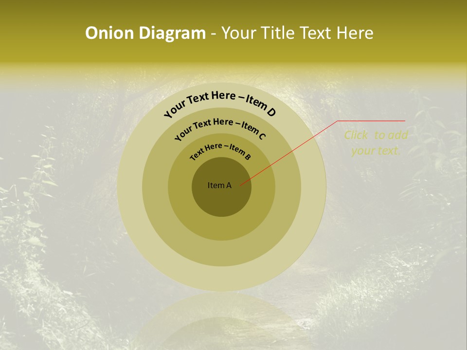 Nightmare Green Flower PowerPoint Template