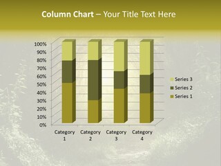 Nightmare Green Flower PowerPoint Template