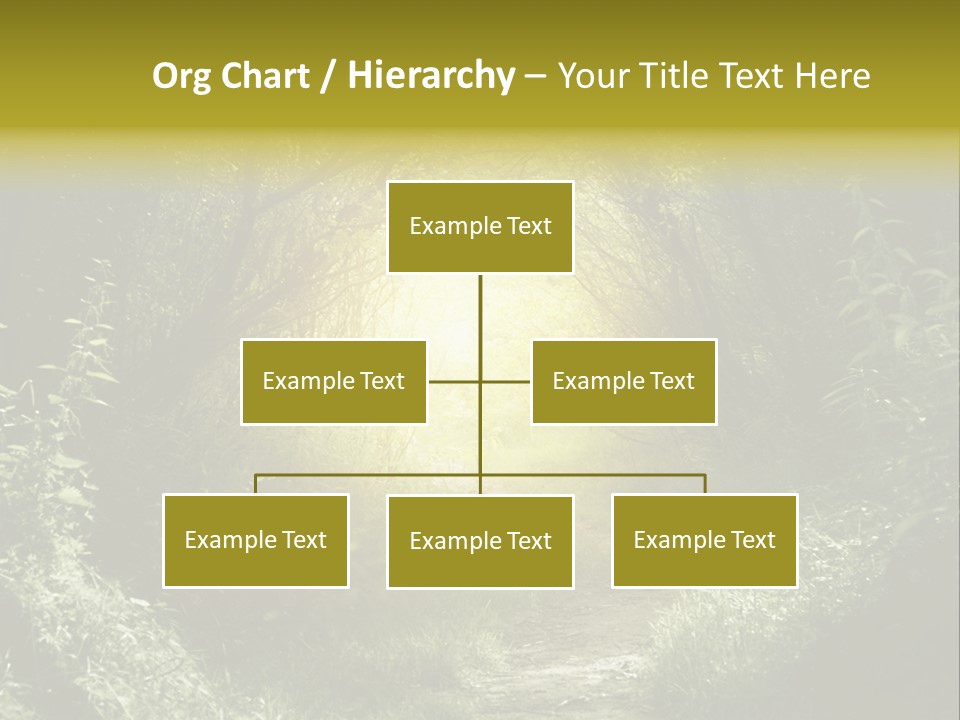 Nightmare Green Flower PowerPoint Template