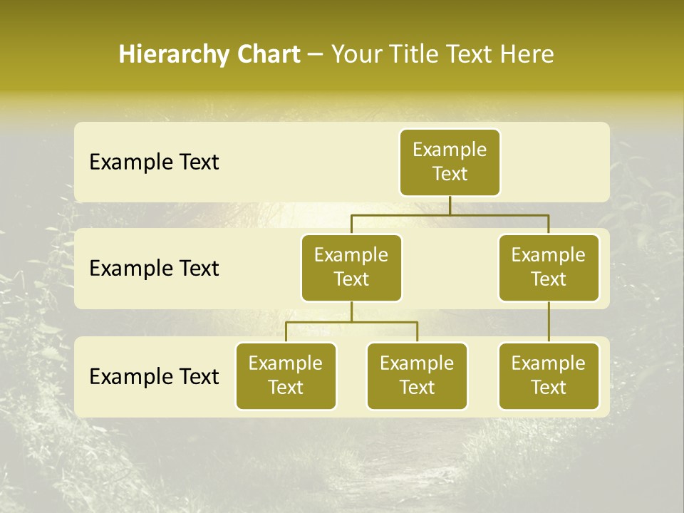 Nightmare Green Flower PowerPoint Template