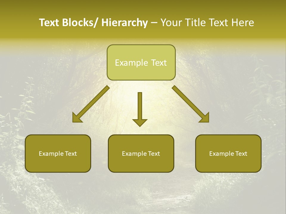 Nightmare Green Flower PowerPoint Template