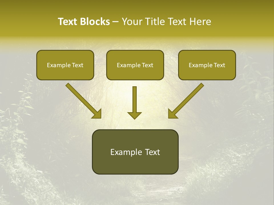 Nightmare Green Flower PowerPoint Template
