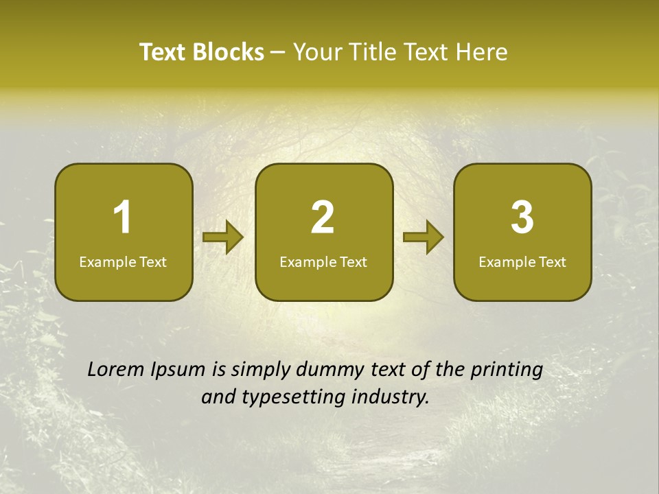Nightmare Green Flower PowerPoint Template
