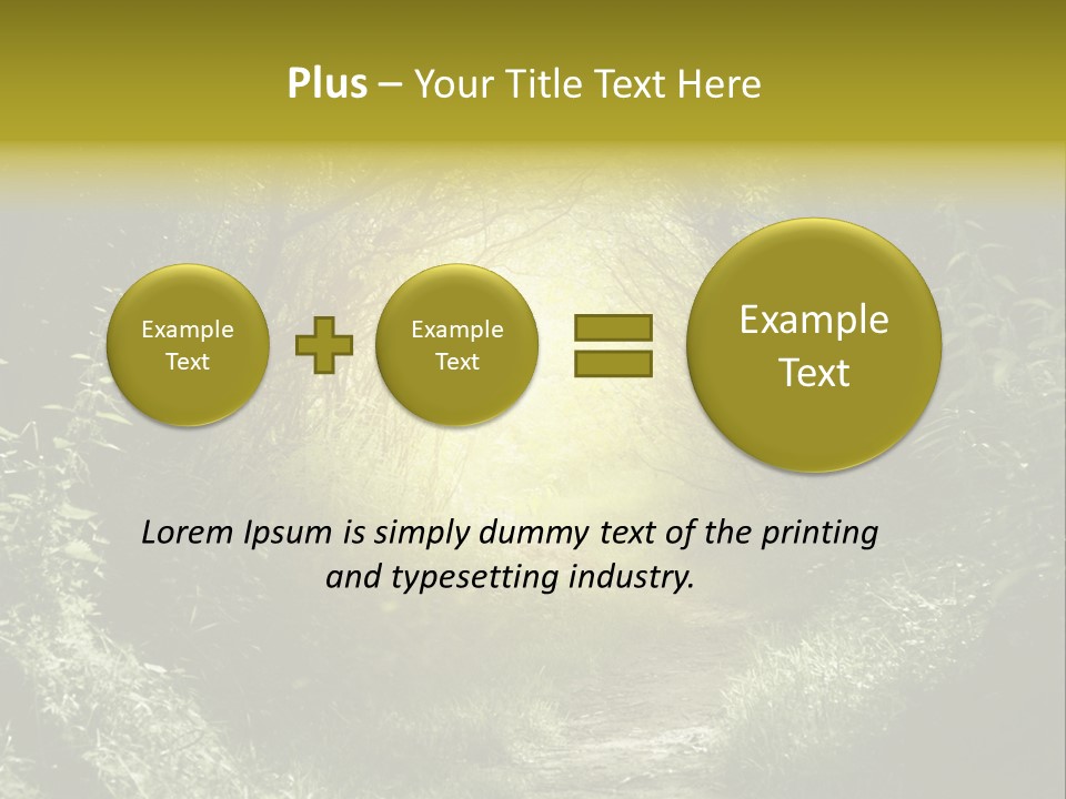 Nightmare Green Flower PowerPoint Template