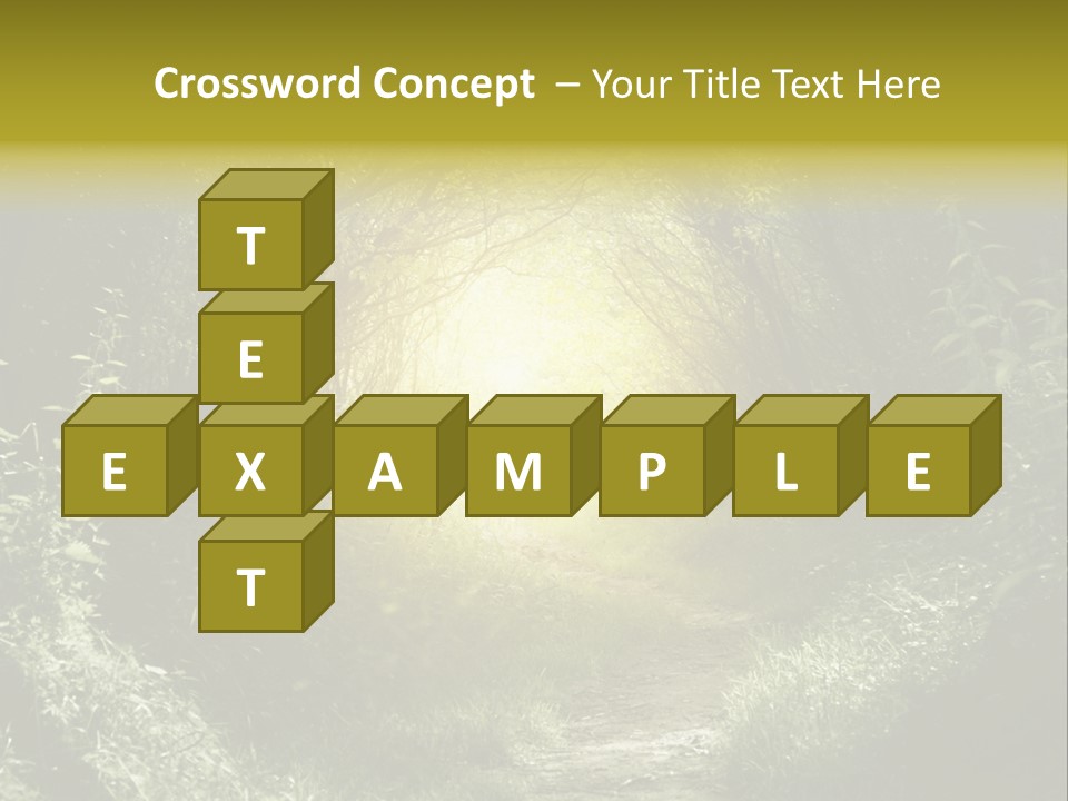 Nightmare Green Flower PowerPoint Template