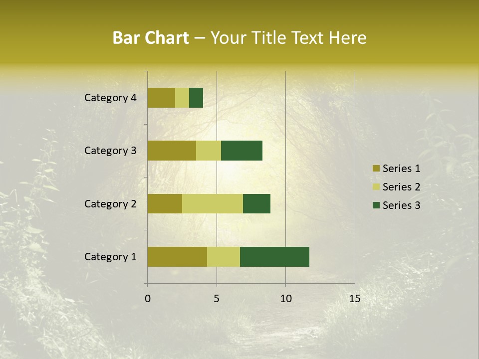 Nightmare Green Flower PowerPoint Template