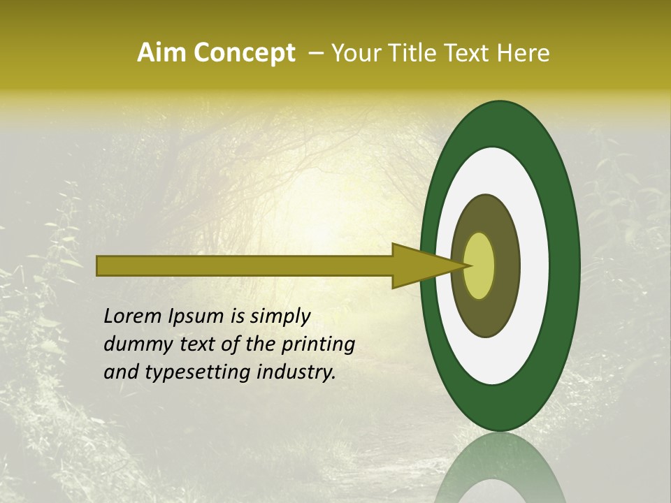 Nightmare Green Flower PowerPoint Template