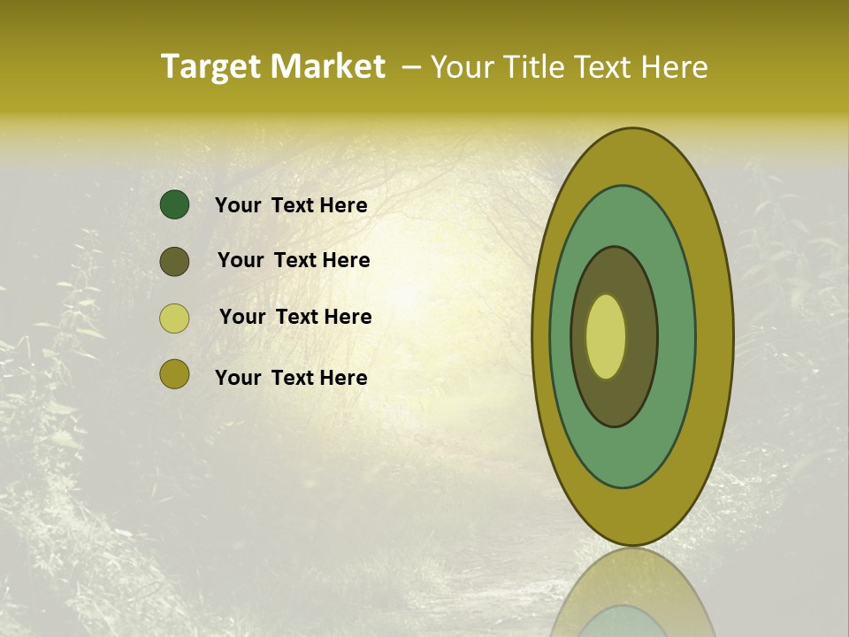 Nightmare Green Flower PowerPoint Template