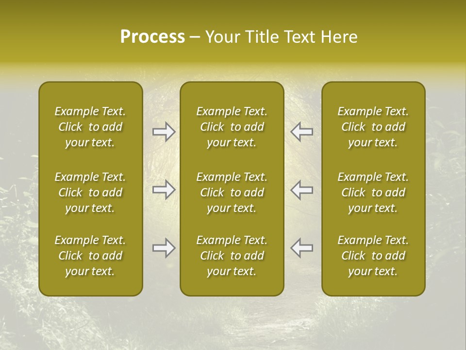 Nightmare Green Flower PowerPoint Template