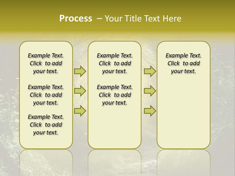 Nightmare Green Flower PowerPoint Template