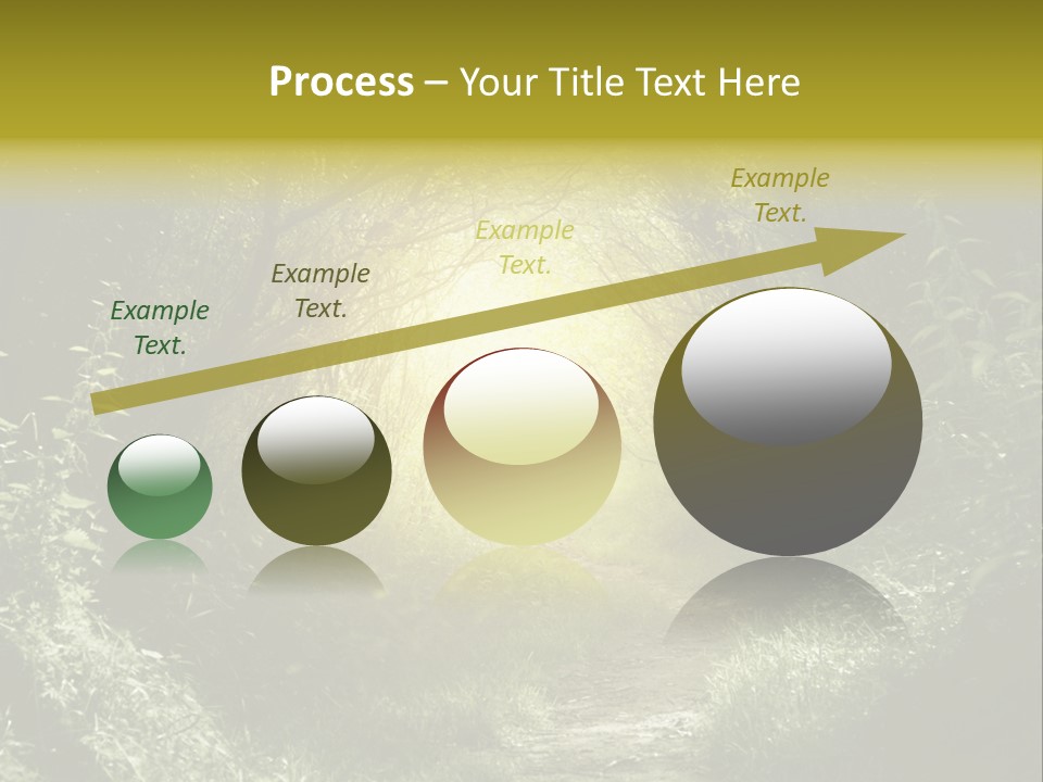 Nightmare Green Flower PowerPoint Template