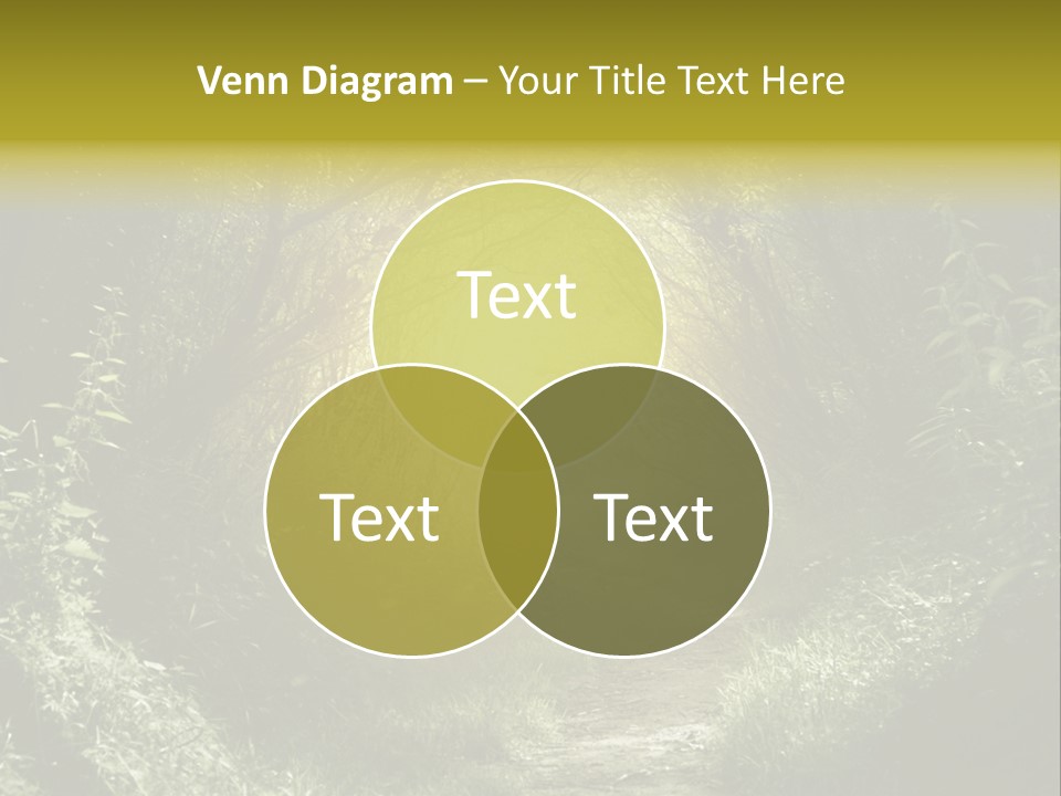 Nightmare Green Flower PowerPoint Template