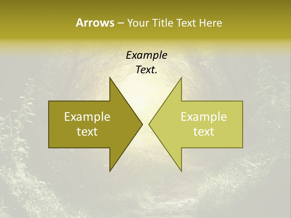 Nightmare Green Flower PowerPoint Template