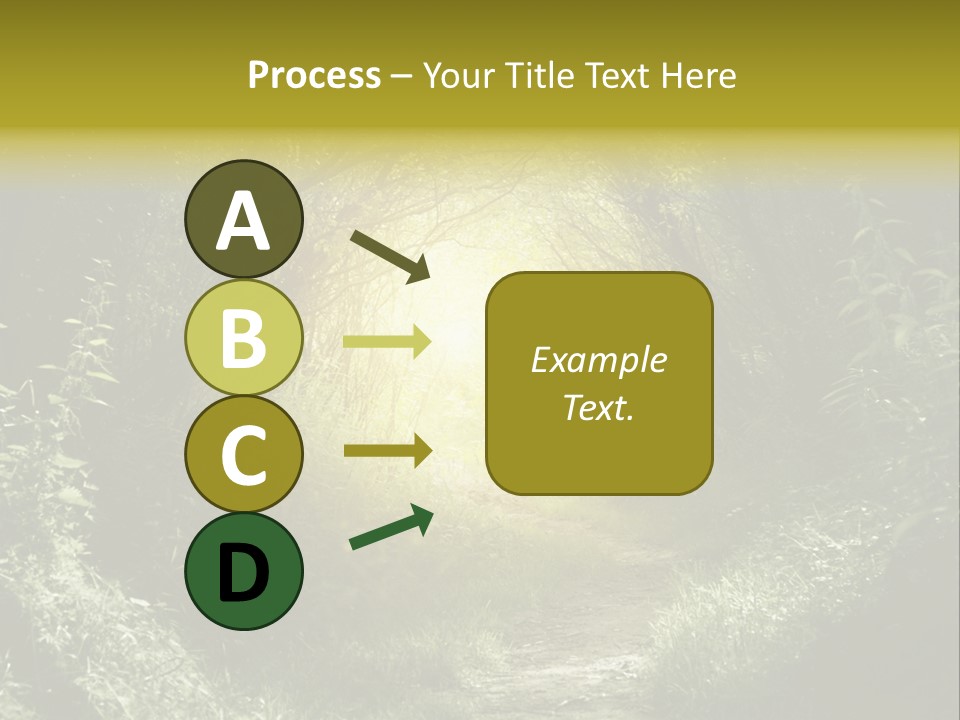 Nightmare Green Flower PowerPoint Template