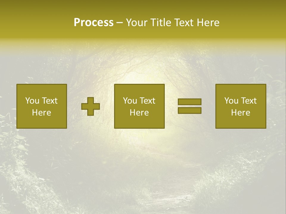 Nightmare Green Flower PowerPoint Template
