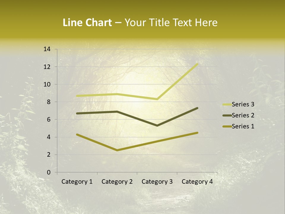 Nightmare Green Flower PowerPoint Template