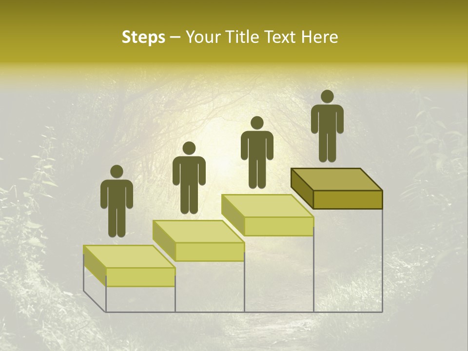 Nightmare Green Flower PowerPoint Template