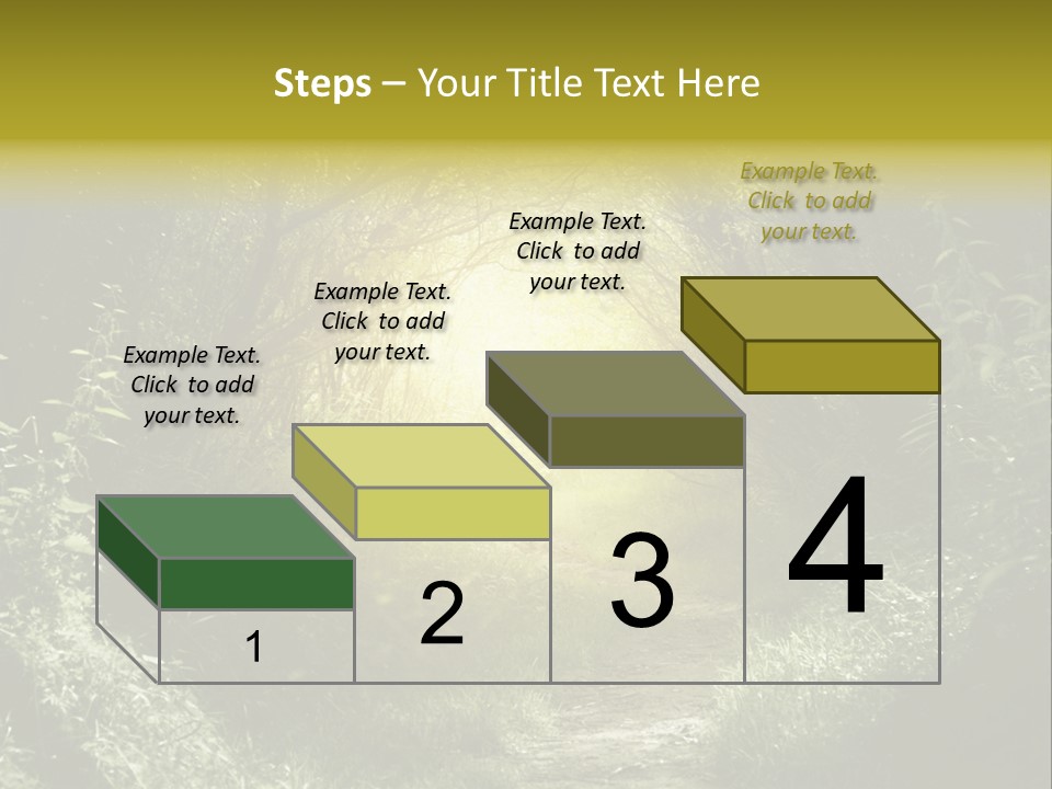 Nightmare Green Flower PowerPoint Template
