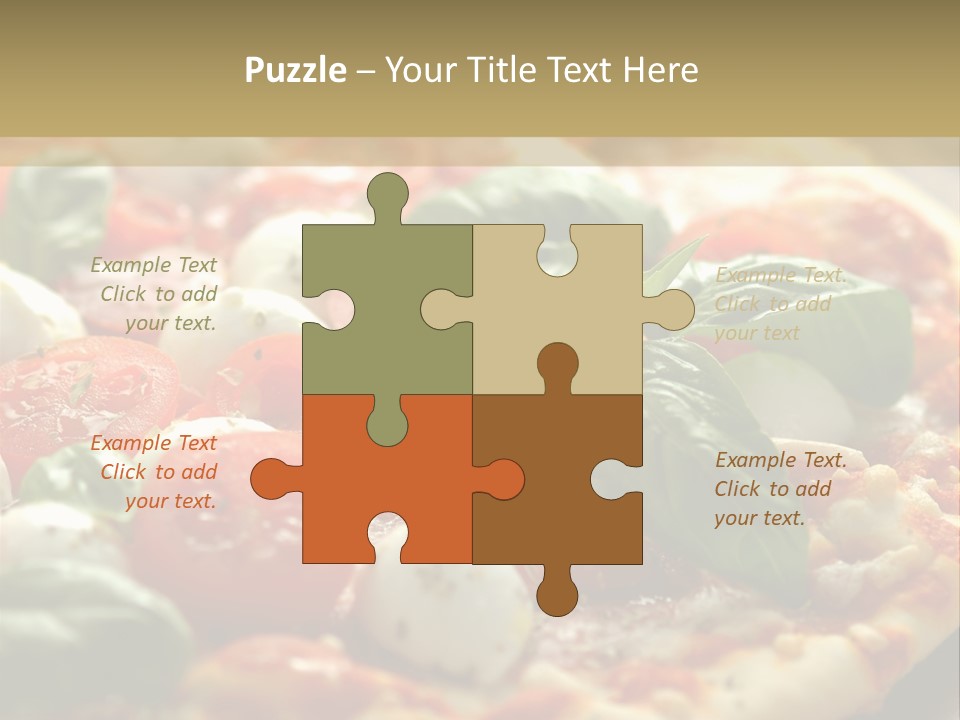 Italian Basil Cuisine PowerPoint Template