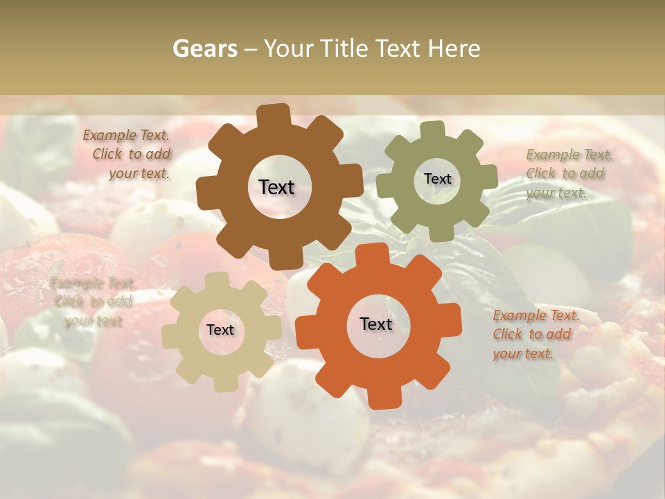 Italian Basil Cuisine PowerPoint Template