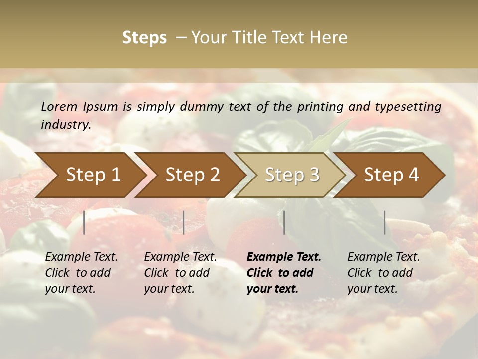 Italian Basil Cuisine PowerPoint Template