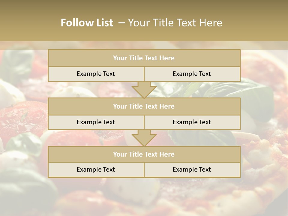 Italian Basil Cuisine PowerPoint Template