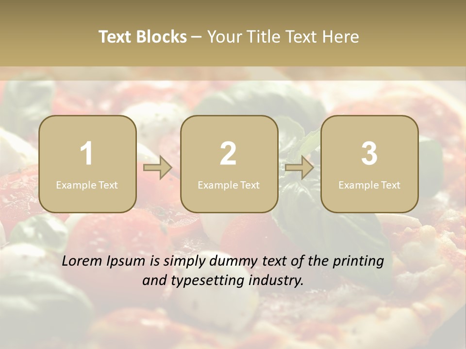 Italian Basil Cuisine PowerPoint Template