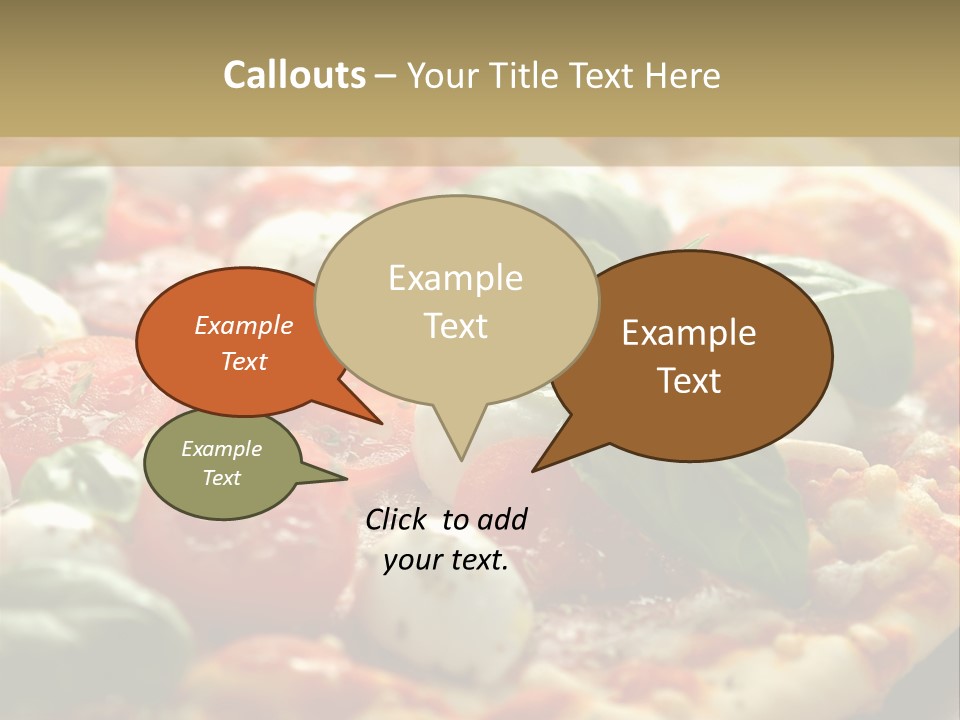 Italian Basil Cuisine PowerPoint Template