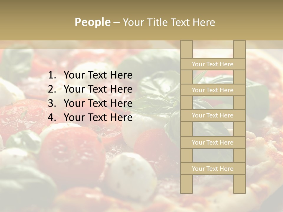 Italian Basil Cuisine PowerPoint Template