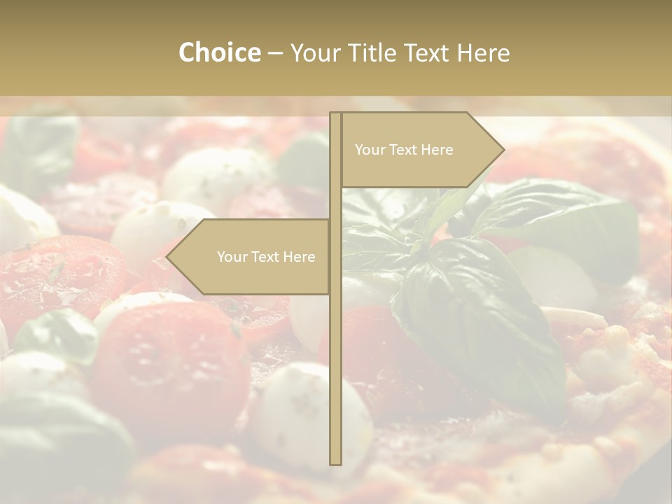 Italian Basil Cuisine PowerPoint Template