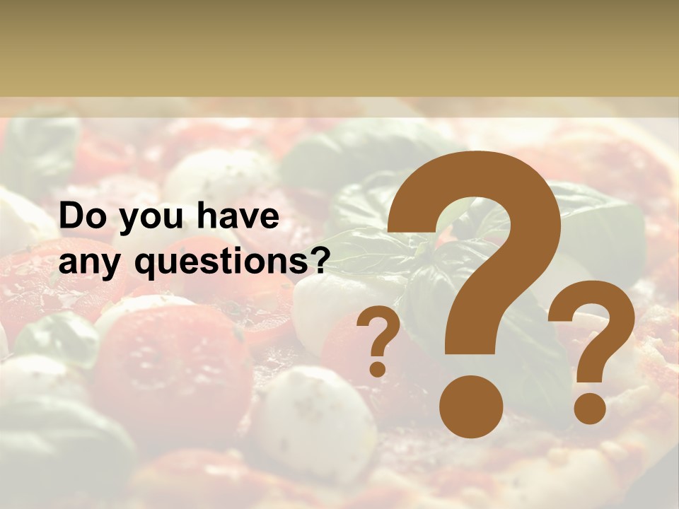 Italian Basil Cuisine PowerPoint Template