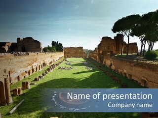 Art Colosseum City PowerPoint Template