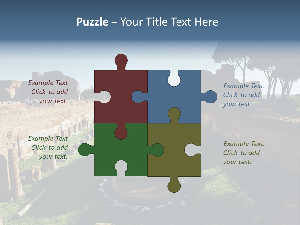 Art Colosseum City PowerPoint Template