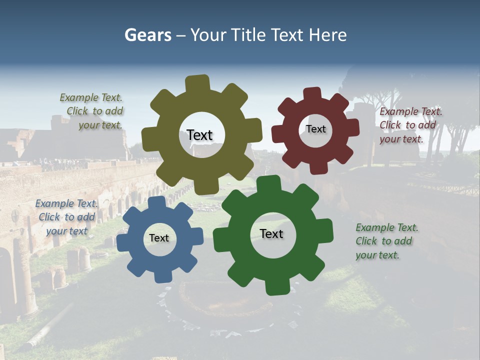 Art Colosseum City PowerPoint Template