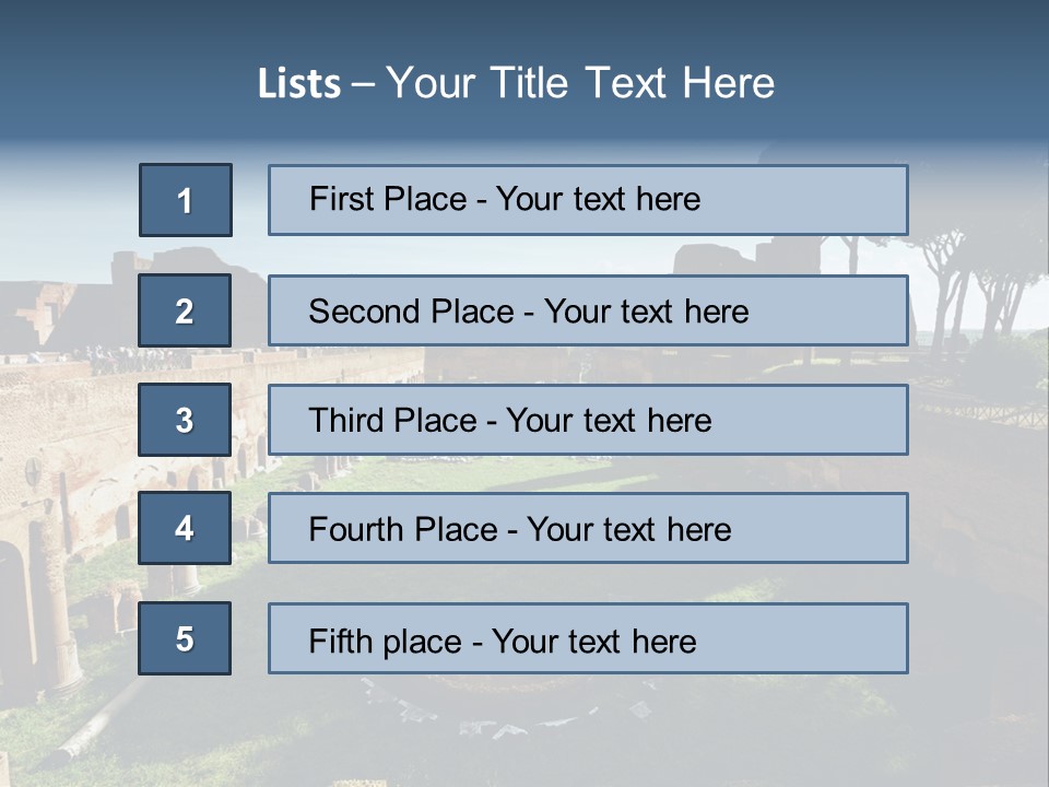 Art Colosseum City PowerPoint Template