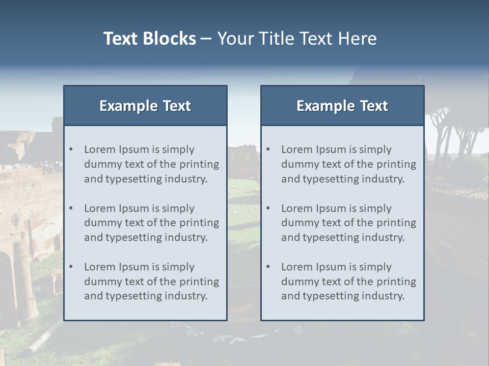Art Colosseum City PowerPoint Template