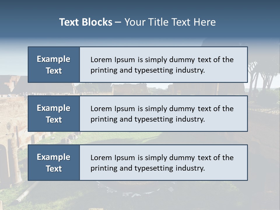 Art Colosseum City PowerPoint Template
