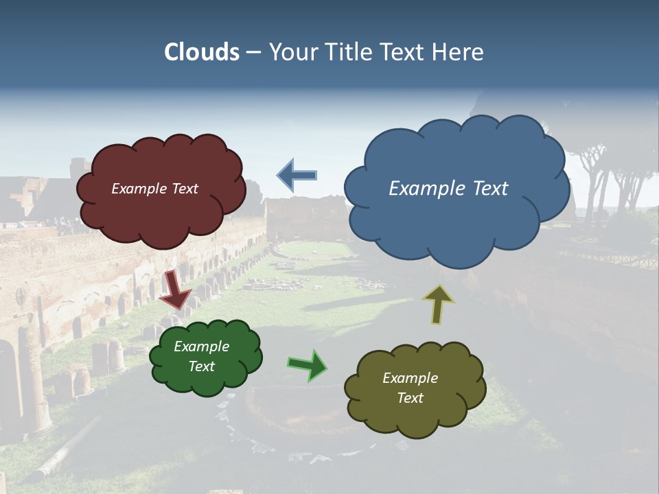 Art Colosseum City PowerPoint Template