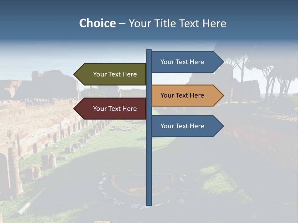 Art Colosseum City PowerPoint Template