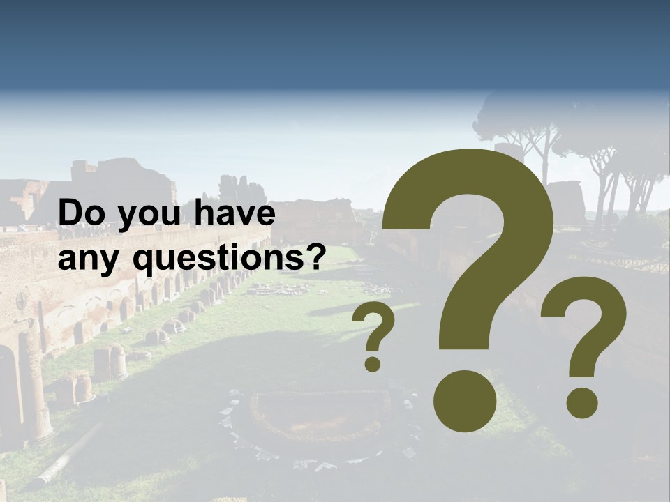 Art Colosseum City PowerPoint Template