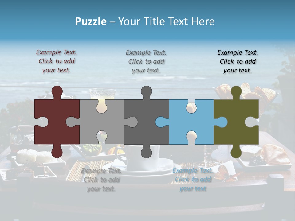 Drink Sea Food PowerPoint Template