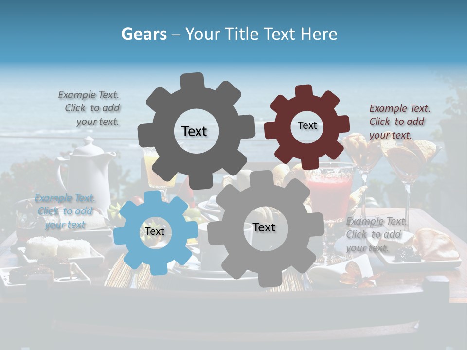 Drink Sea Food PowerPoint Template